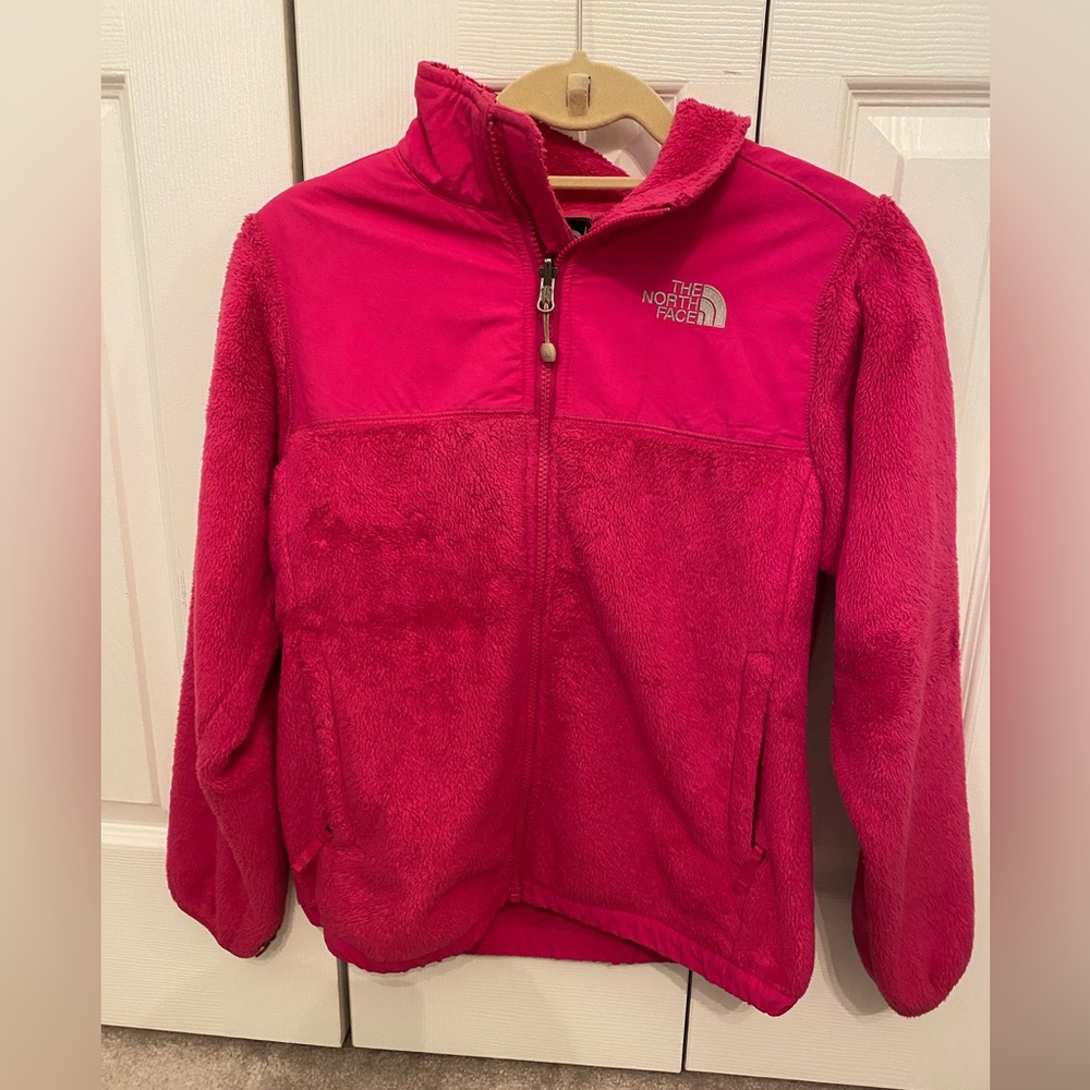 Girl’s pink North Face jacket
